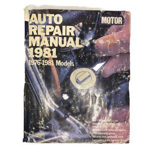 Motor Auto Repair Manual 1981 -for 1976-1981 Models- Hardcover Book DC